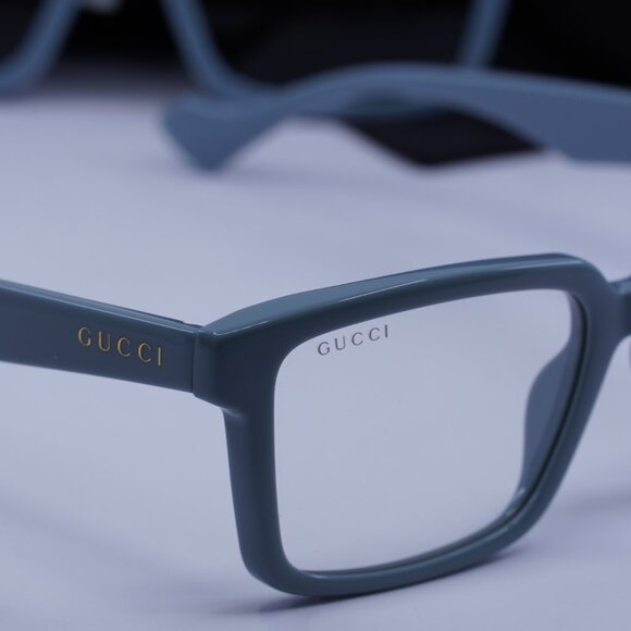 Gucci GG1543S 003 Square Sunglasses - Light Blue/Grey Blue - Picture 2 of 11